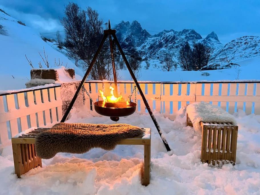 Sundet Lofoten Holiday House Vila Sund  Exterior foto